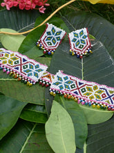 Kutch-Inspired Bead Neckpiece and Earrings